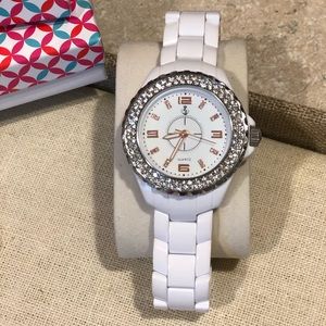 Premier Designs White Hot Rose gold watch